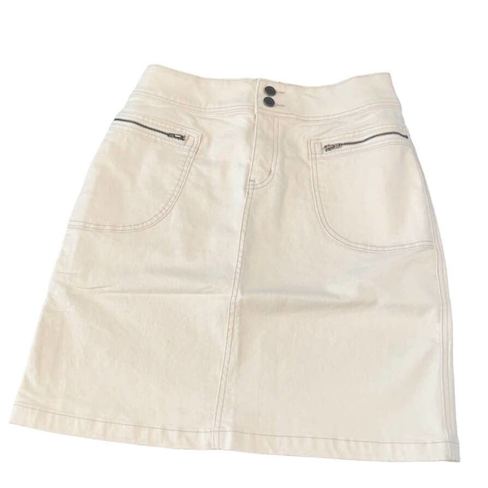 New prAna Broadway Skirt SZ 6 Color Natural, A-Line Skirt